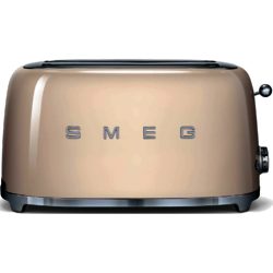 Smeg TSF02CRUK 50s Style 4 Slice Toaster in Cream